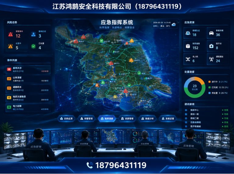 乌兰察布应急指挥系统展示图